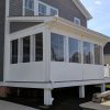 Exterior mounted. 3 Panels cover the 7 visible openings.