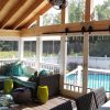 The perfect pool house enclosure. PES door panels.